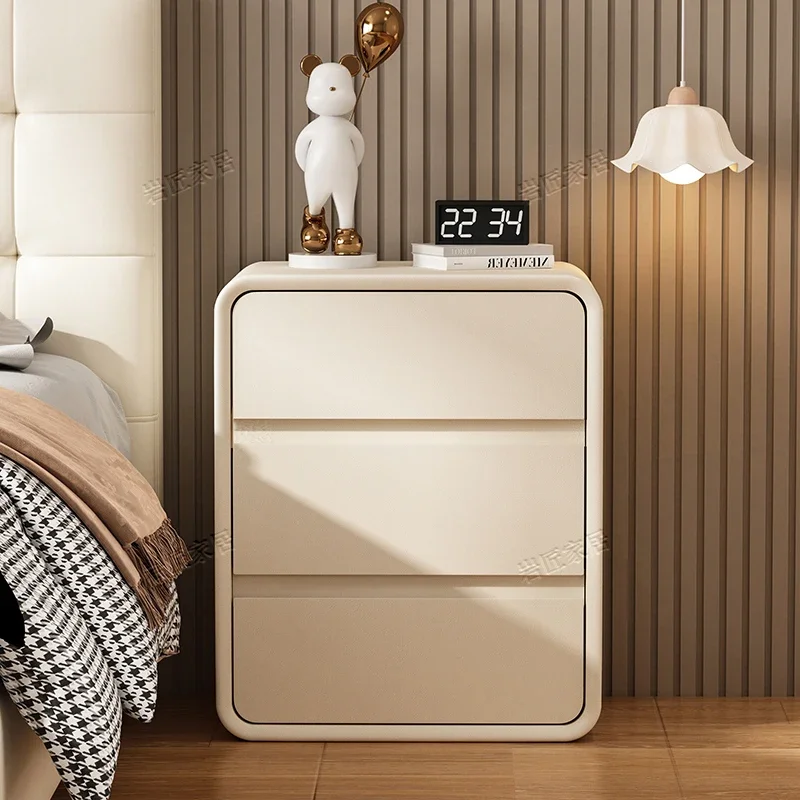 European Aesthetic Night Table Modern Nordic Italian Drawers Bedside Table Modern Luxury Mesitas De Noche Home Furniture