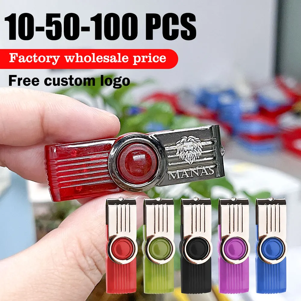 

10/50/100PCS/lot Colour USB Flash Drive Pen Drive 4GB 8GB 16GB Pendrive Memory Stick 32GB 64GB USB Stick Gift Free Custom LOGO