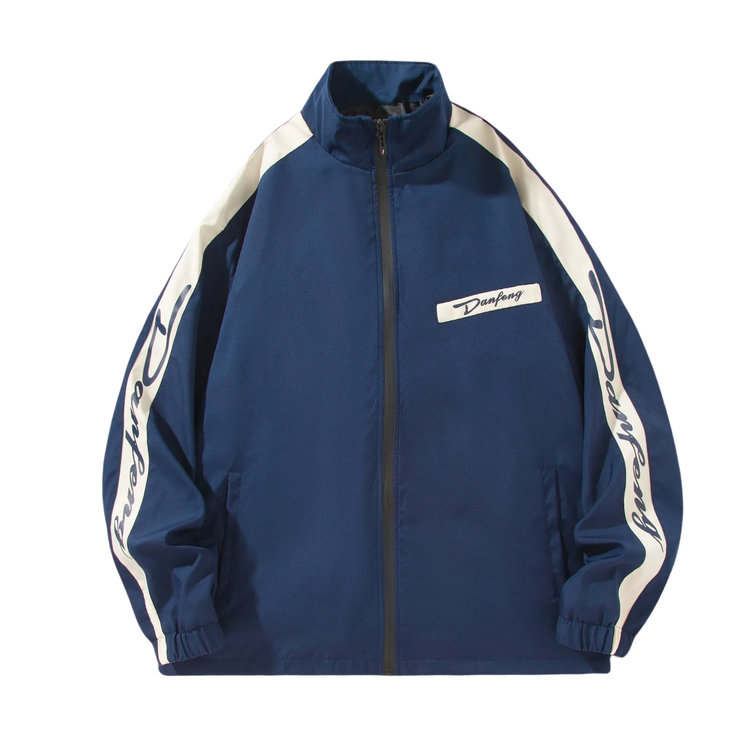 Chaqueta ligera con bloques de color para hombre, informal, de viaje, resistente al viento, resistente al desgaste, tela de alta calidad, regalo para novio