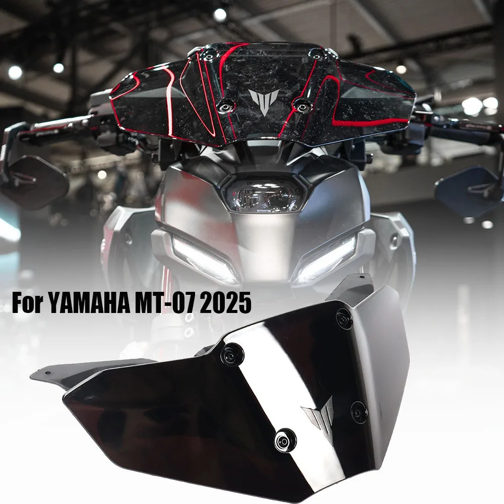 

For Yamaha MT-07 2025+ New Motorcycle Accessories Fairing Windshield Windproof screen Wind Deflector KIT