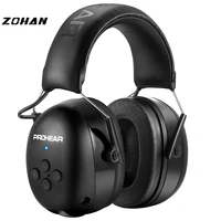 ZOHAN-auriculares electrónicos 5,0, orejeras Bluetooth, protección auditiva, para música, seguridad, reducción de ruido, carga