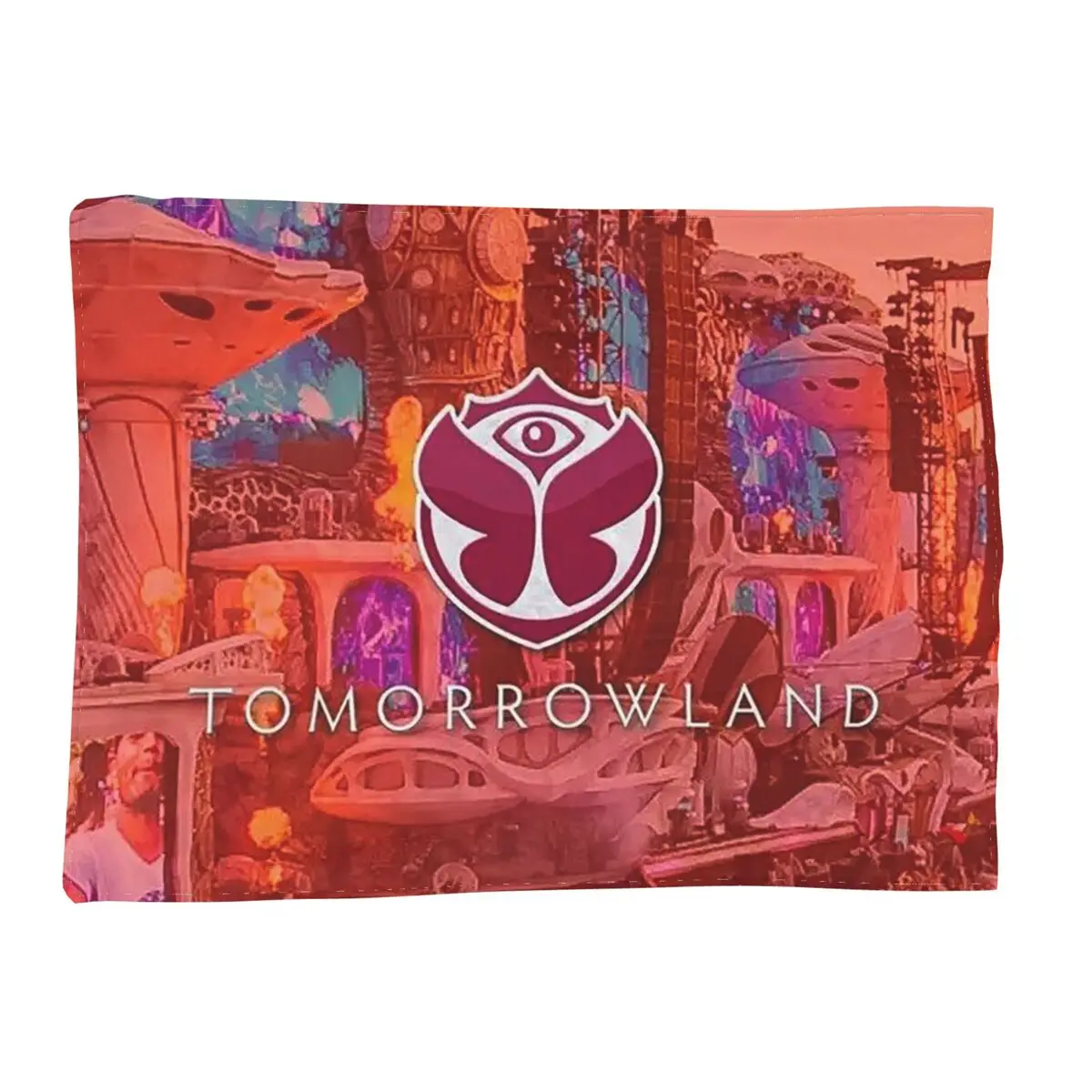 

Tomorrowland Belgian Electronic Dance Music Festival Blanket Soft Flannel Throw Blanket Cover for Living room Picnic Home Sofa
