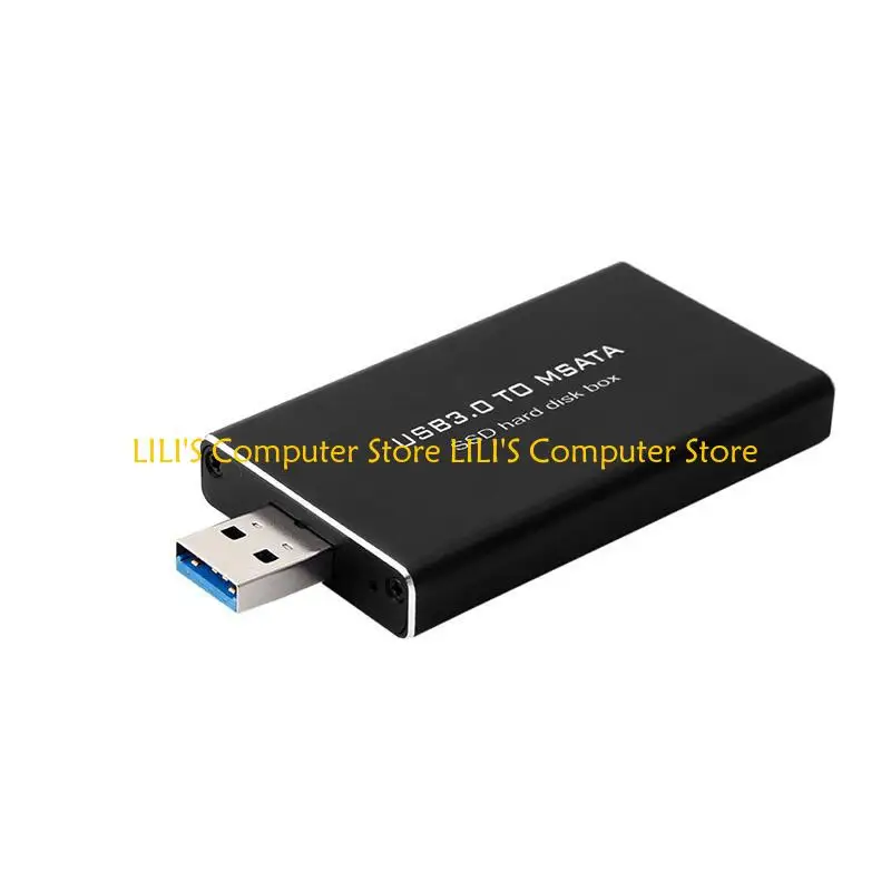 A52B USB đến MSATA SSD Hard Disk Box Converter Bộ chuyển đổi bộ điều hợp bên ngoài cho trường hợp