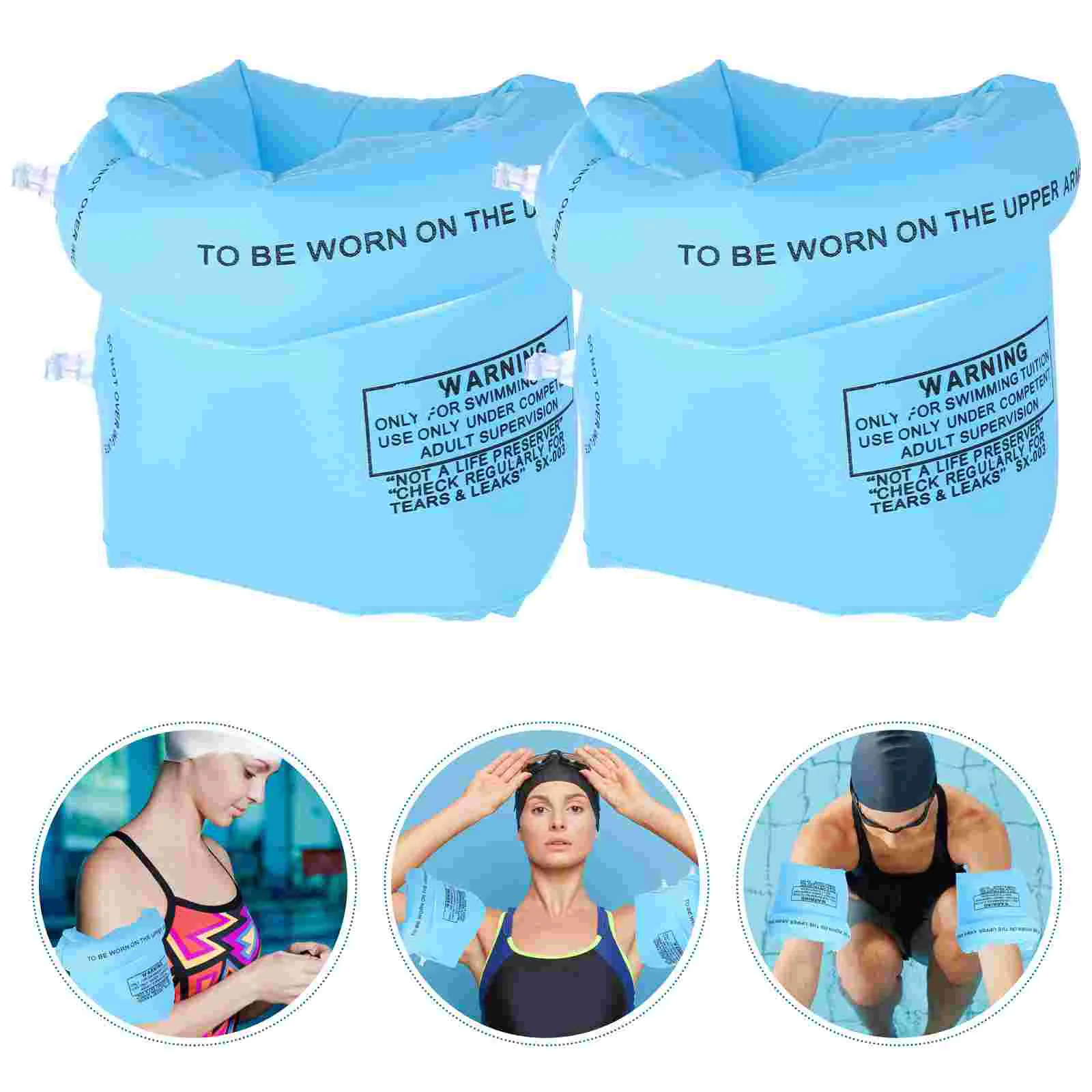 

Swimming Ring Inflatable Inflatables Pool Flipper Arm Band Floaties Sleeve Equipment Floating Sleeves Tube
