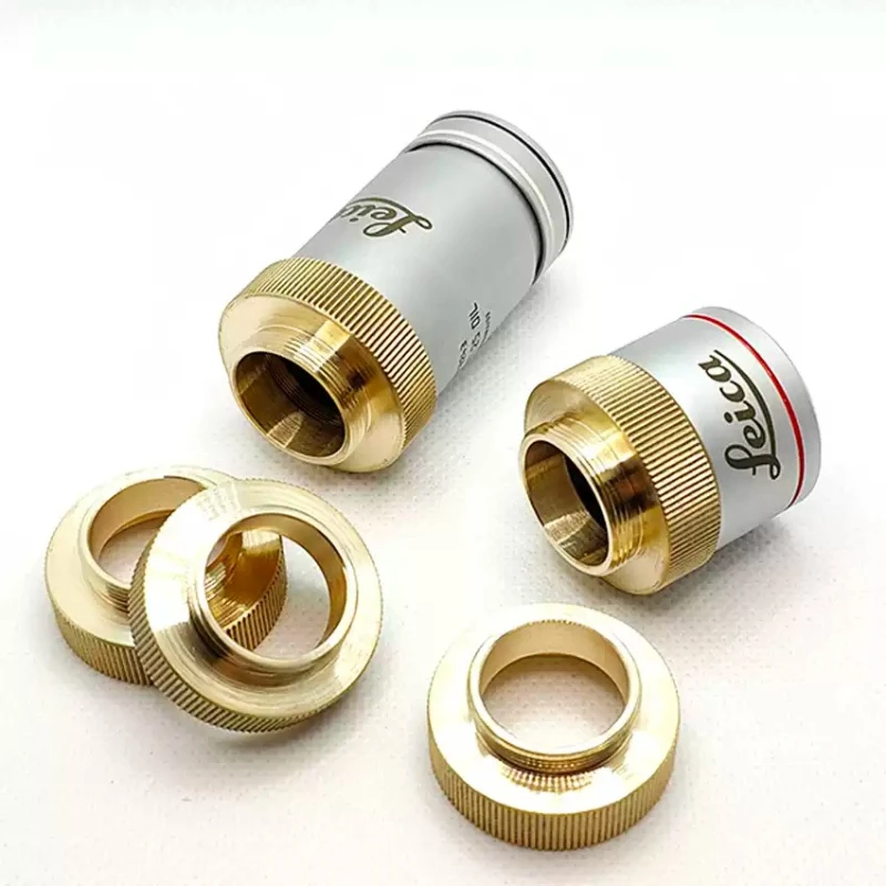 Anneau adaptateur pour microscope, convertisseur d'objectif rotatif, 20,2 mm RMS 85/195, filetage M26, 4 ou 5 trous pour le changement d'objectif