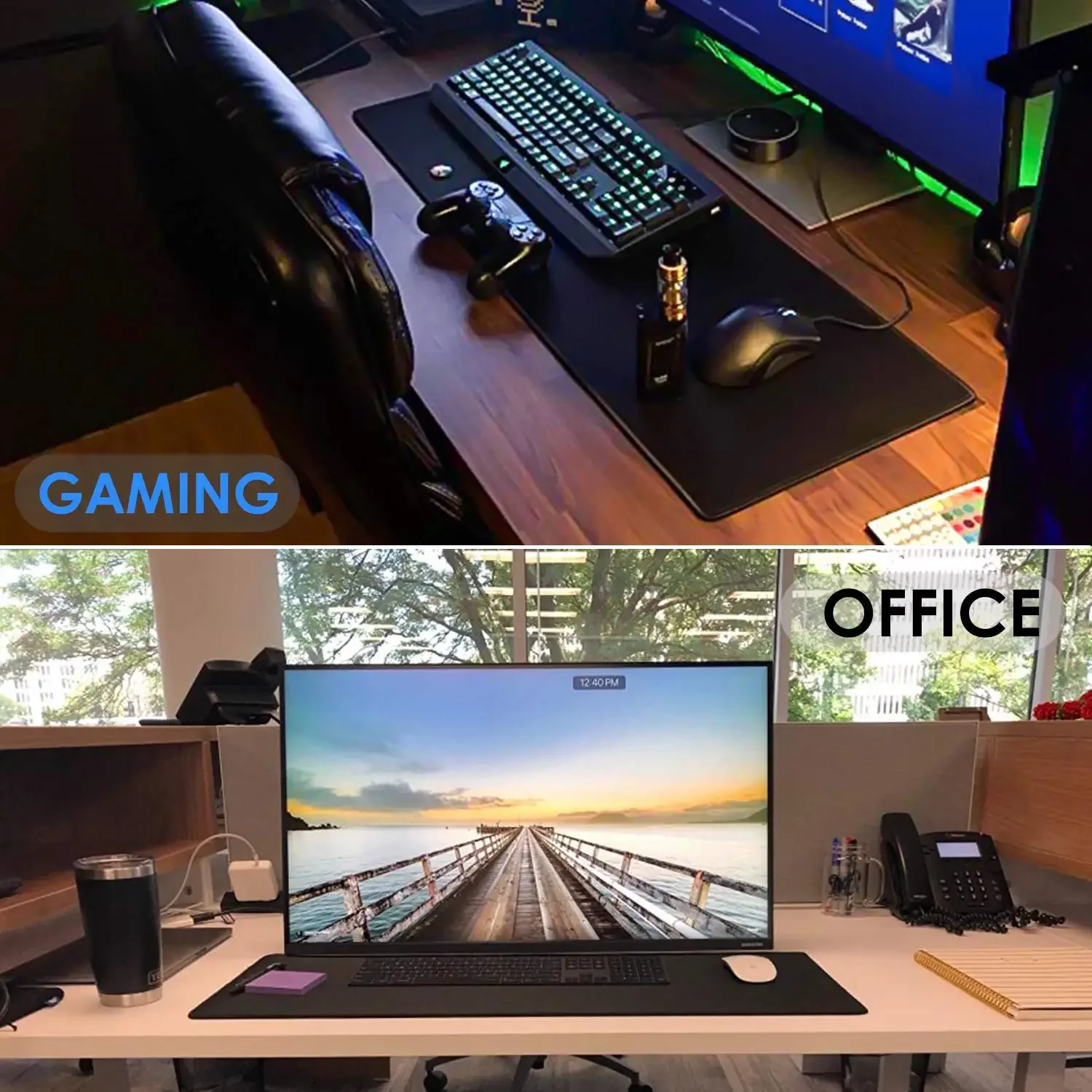 Imagem -05 - Grande Anti-slip Mouse Pad Fluid Art Extended Pad Desk Setup Acessórios Mat Computador pc Laptop Gadgets Gamer 140x70cm