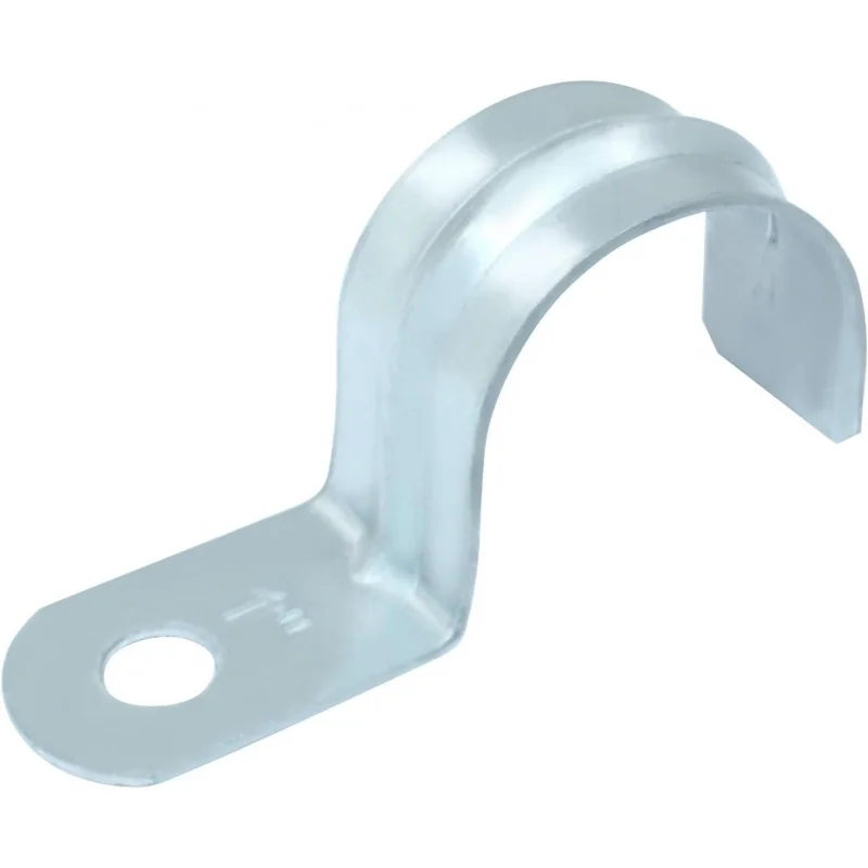 25 قطعة 1.25 EMT قناة المشبك الأنابيب الأشرطة ، 1-1/4 بوصة الزنك مطلي الصلب ثقب واحد قوس #1