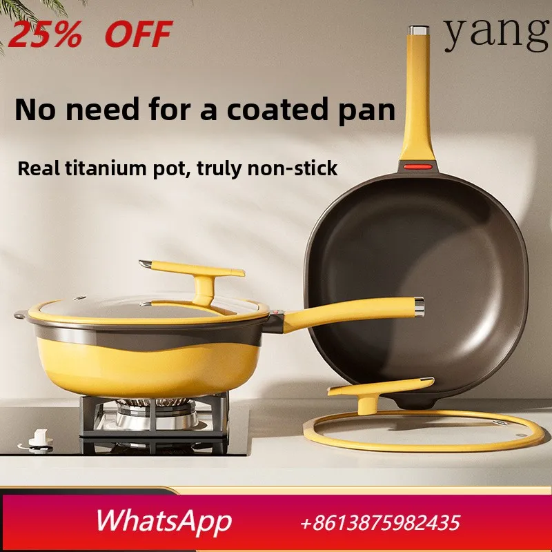 

YJQ Frying Pan Square Two-Color Non-Stick Household Frying Pan Frying Pan