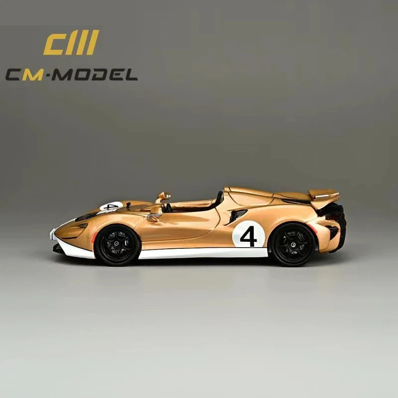 CM Model 1:64 Model Car Elva Open Top The Tail can Move Up and Down Include another replaceable wheel