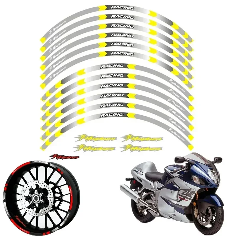 For Suzuki Hayabusa GSXR 1300 Motorcycle Parts Contour Wheel Decoration Decal Sticker - C MOto