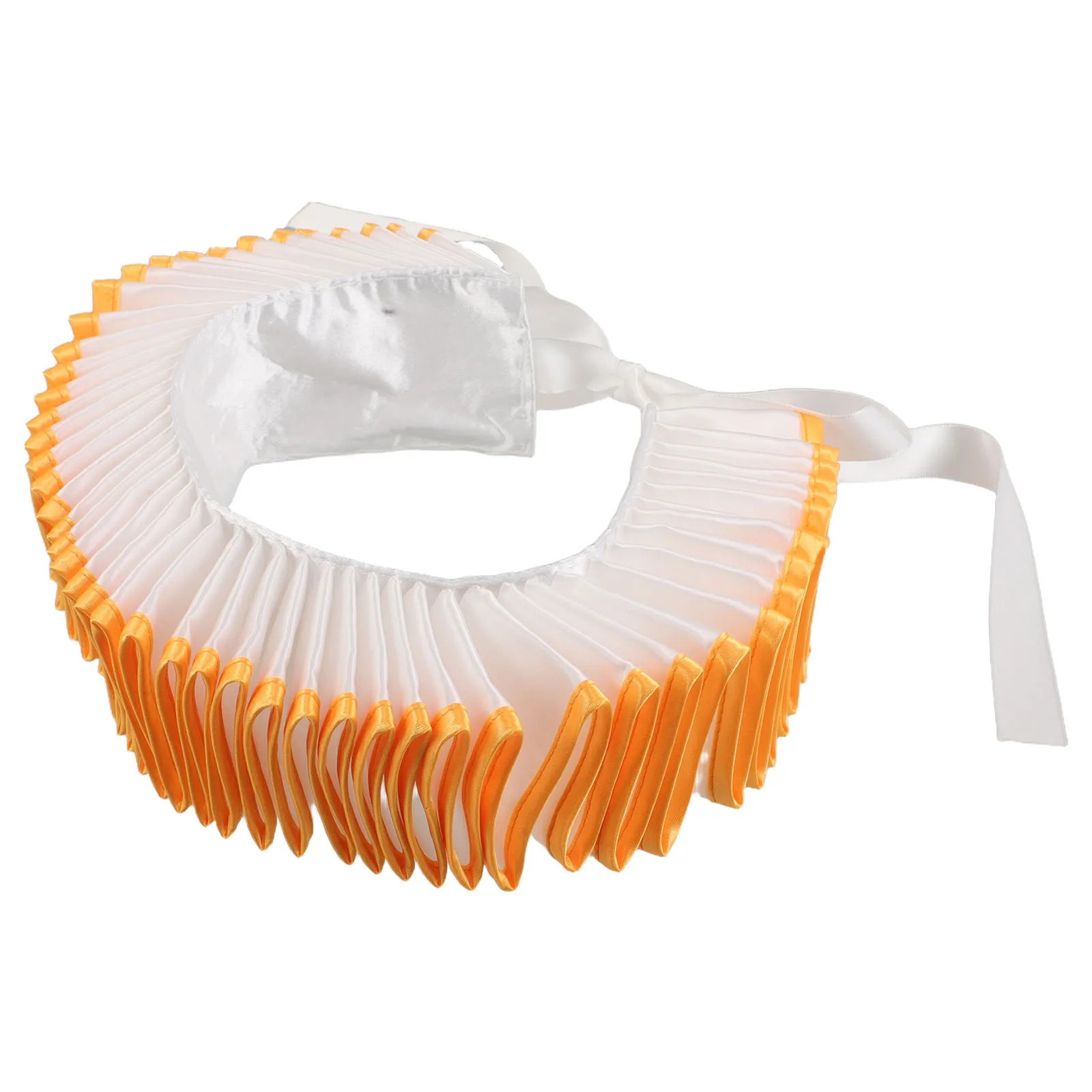 

Victorian Ruffle Collar for Women Detachable Fake Neck Cover Fashionable Costume Accessory Lightweight Stage Theater Performance