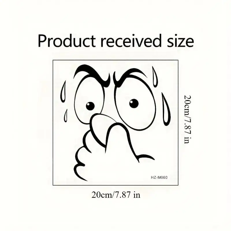 Funny Toilet Lid Sticker - Self-Adhesive Bathroom Decor With Expressive Face,No Residue Removable Toilet Cover, For Decor