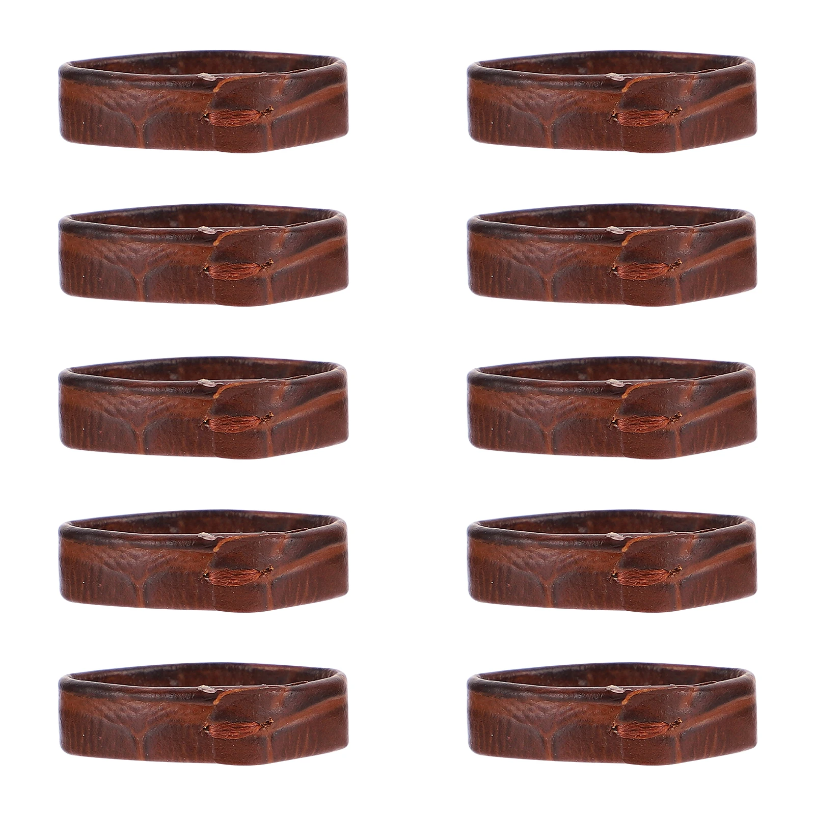 

10 Pcs Table Ring Bezel Watch Band Hoop Accessory Fashion Skin-friendly Bands Keeper Replacement Strap Holder Retainer