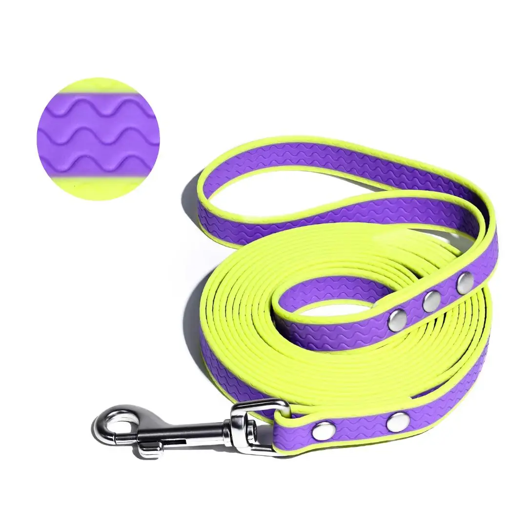 Image of 2 mm dicke, gewellte, wabenförmige PVC-Hundetrainingsleine, wasserdichte Tracking-Leine, 3 m/5 m/10 m, für kleine und mittelgroße Hunde, Strand, Spaziergänge im Freien