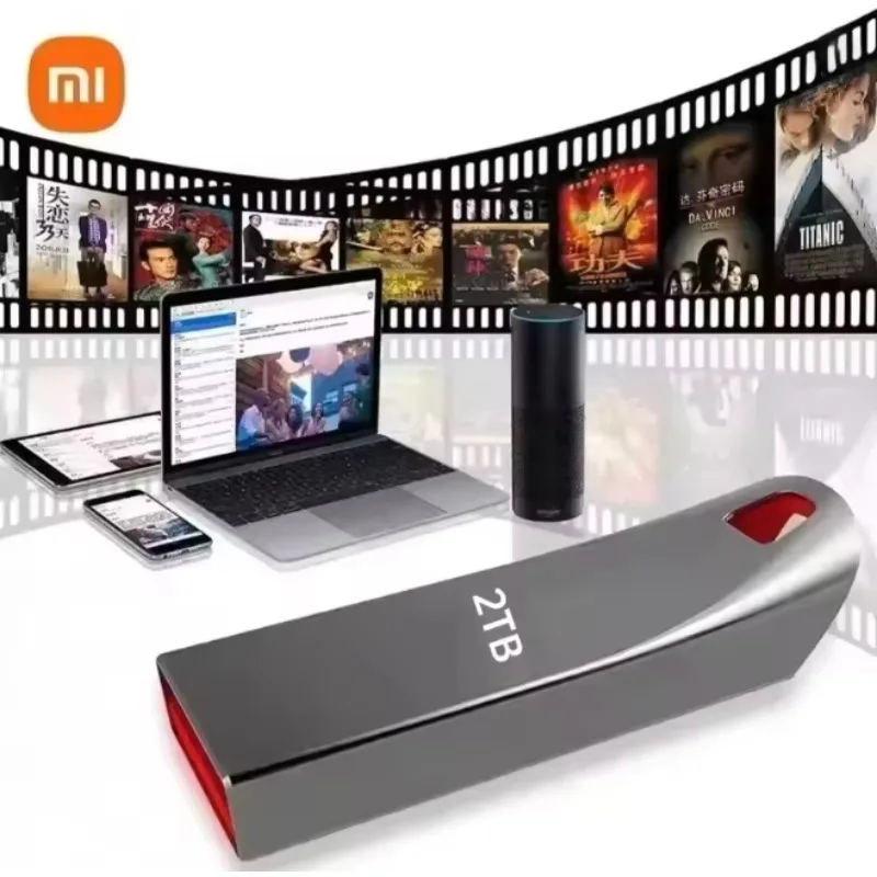 Xiaomi Metal Pendrive 2 تيرابايت، USB 3.0، محرك أقراص فلاش USB محمول 1 تيرابايت، 512 جيجابايت، 256 جيجابايت، محرك فلاش USB محمول مقاوم للماء #4