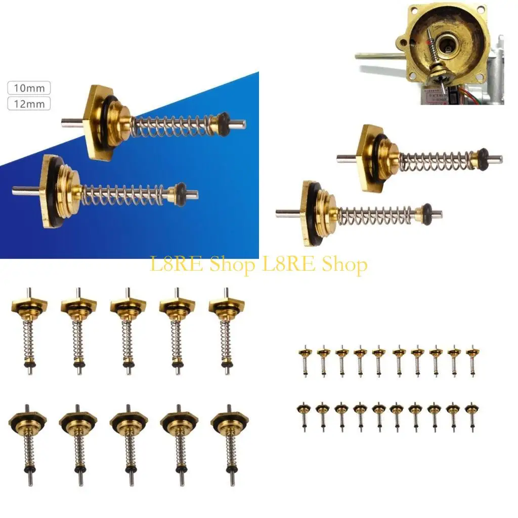 L8RE 10 Pieces Length 41mm OD 12mm / 10mm Gas Boiler Water for Valve Thimble For LPG Water Heater Linkage for Valve Parts