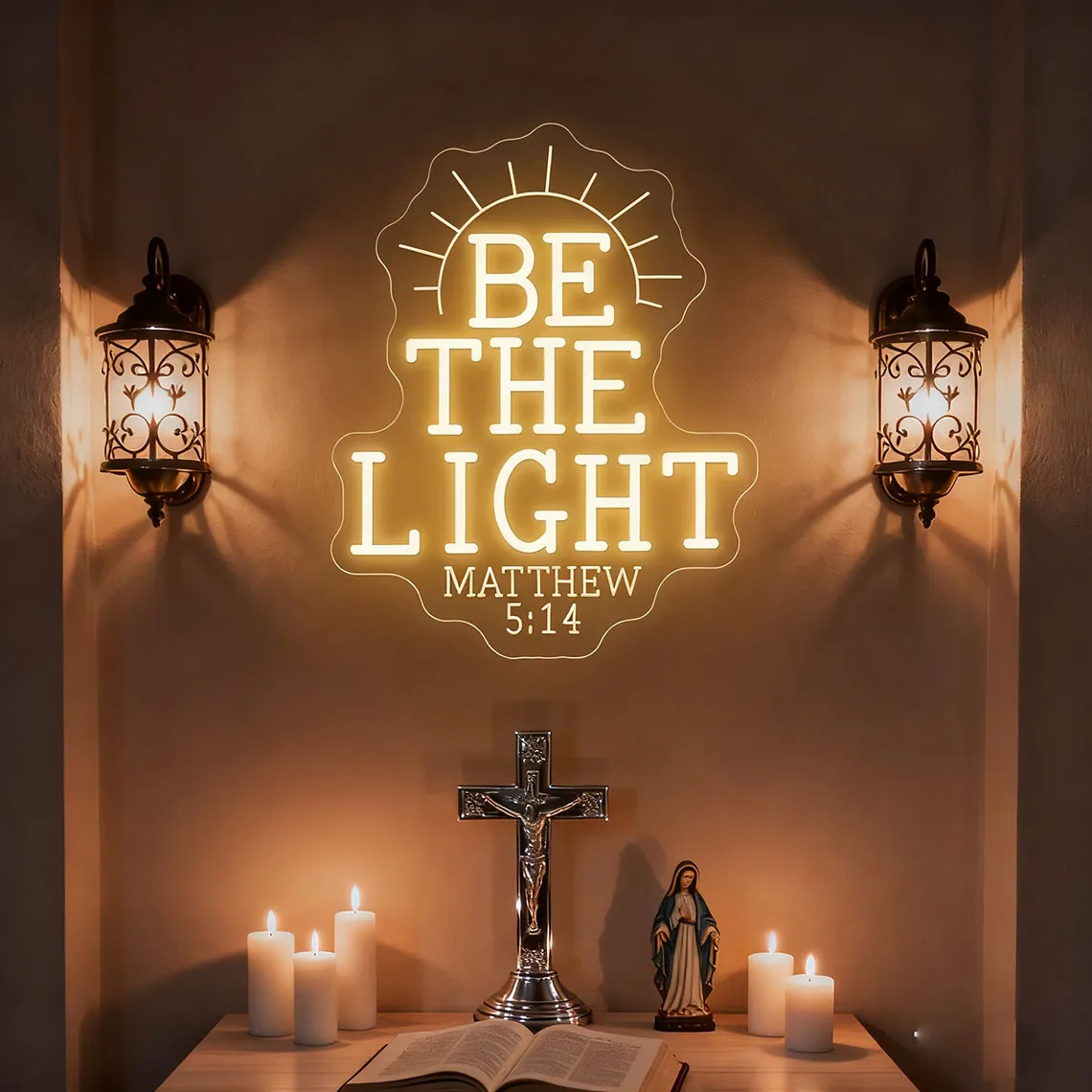 be-the-light-neon-signcustom-jesus-neon-lightreligious-faith-signchristian-home-wall-decorchurch-decorchristian-gifts
