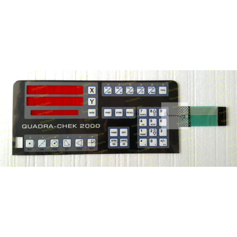 

Quadra Chek Check 2000 XY Digital Readout membrane keypad , overlay