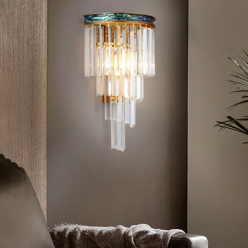 Applique Murale de Luxe en Verre LED, Luminaire Décoratif d'Nik, Idéal pour une Chambre à Coucher, un Bureau ou un Salon