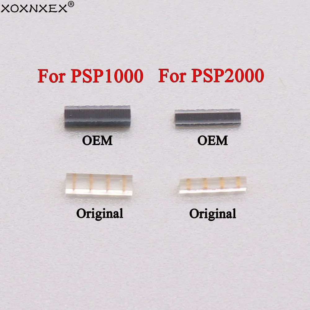 Almohadilla de goma conductora de contacto de plástico para PSP 1000 2000, Joystick analógico 3D Original, 1 piezas