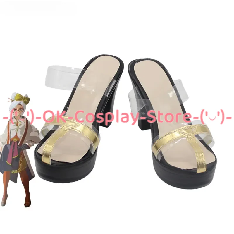 Purah Cosplay Shoes PU Leather Shoes Halloween Party Boots Cosplay Prop Custom Made