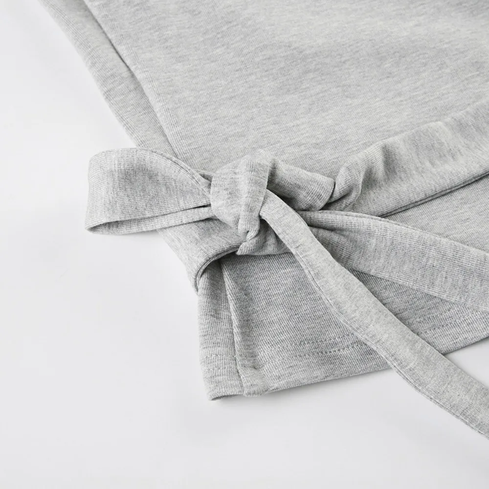 

Sweet Long Sleeve Shirt Sports Set Bell Cuff Loose Fit Leisure Wear Korean Style Comfortable Pajama Outfit Spicy Girls