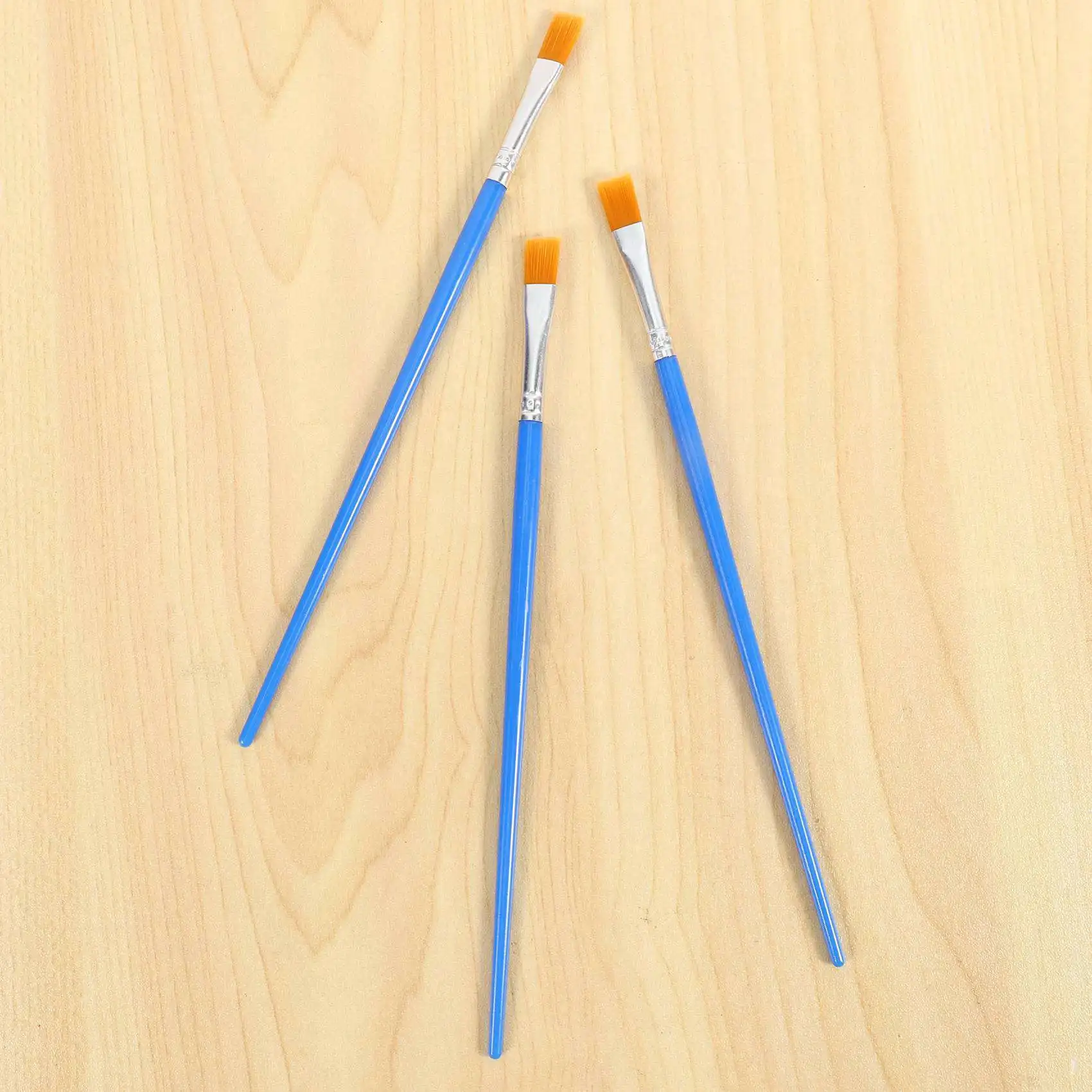 CYGJ-Paint Brushes Set 150 Pcs Kids Nylon Flat Hair Small Oil Watercolor Artist Painting Kits Bulk For Children