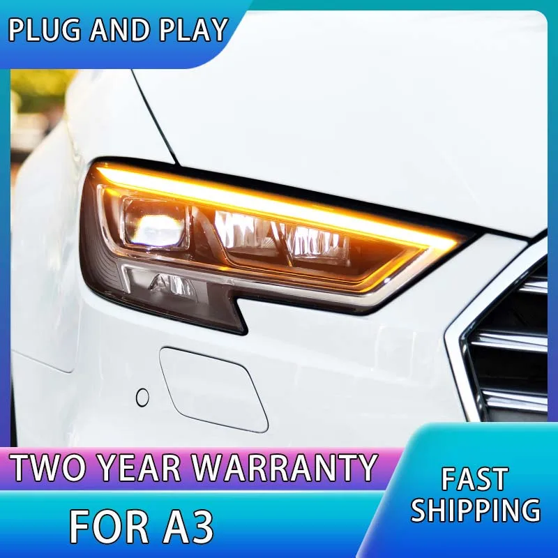 

2PCS auto LED head light For AUDI A3 2013-2020 headlights For AUDI A3 full LED headlight assembly