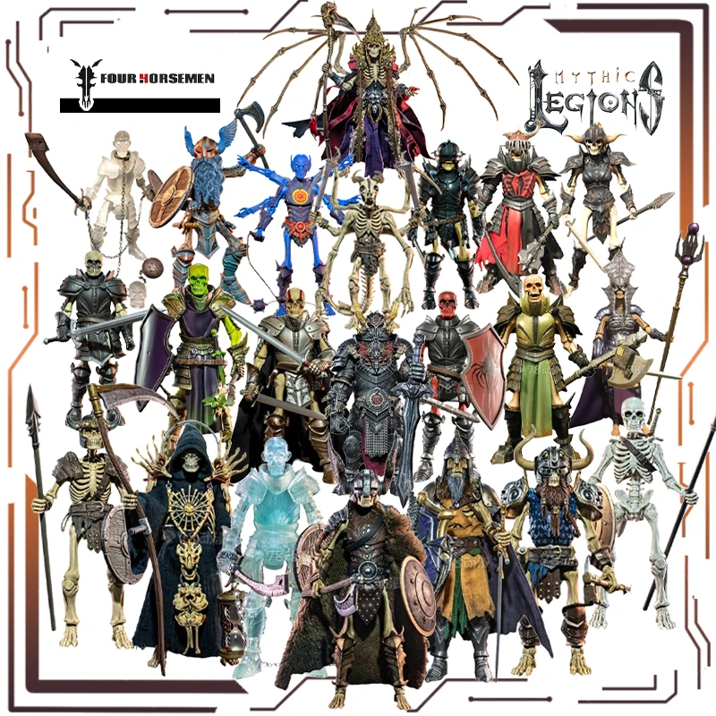 

Four Horsemen Studios 1/12 Products Which Are Movable Figurines The Characters in The Undead Cult Are Given As Gifts To Friends