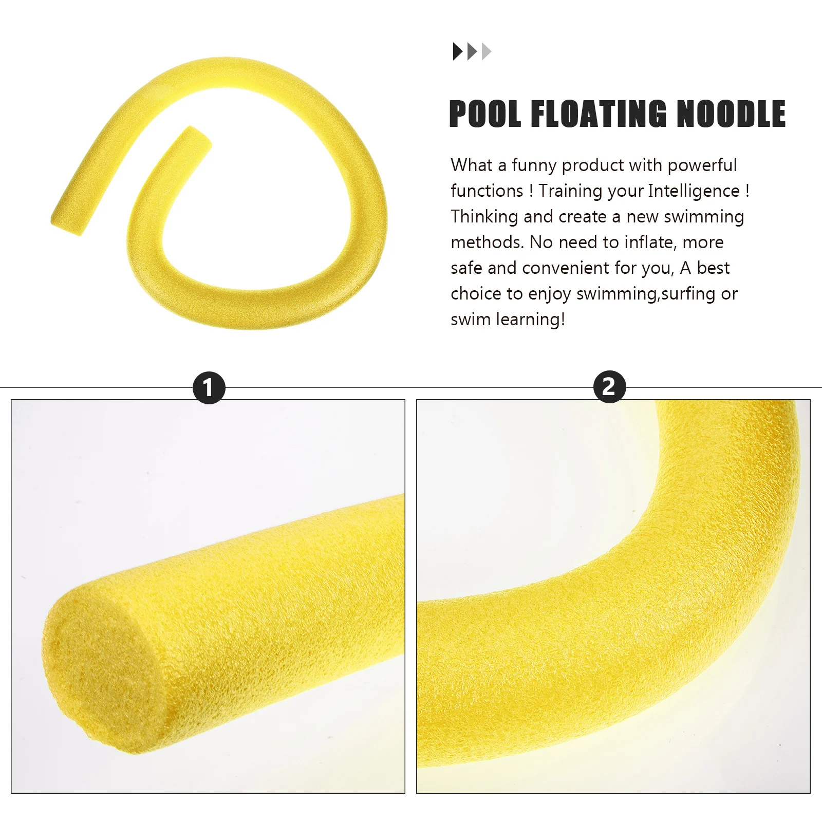 Spugna galleggiante per noodle per piscina Materiale dai colori vivaci Piscina durevole Giocattolo galleggiante Protezione di sicurezza Leggero portatile