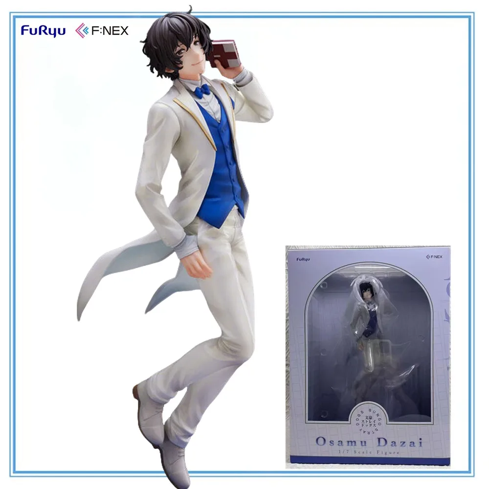 

100% Оригинальная коллекционная фигурка FuRyu F:Nex Bungou Stray Dogs Дазай Осаму, аниме-фигурка, модель из серии игрушек, в наличии