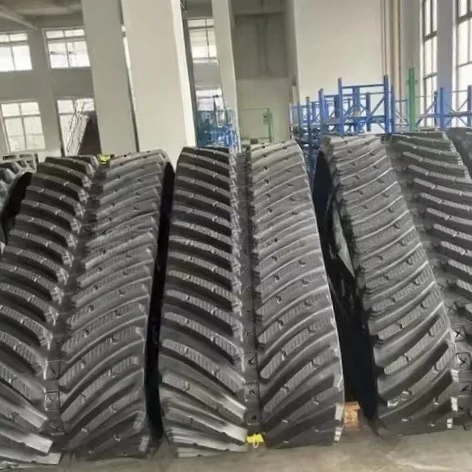 New Triangular Rubber Steel Track and Wheel Assembly Snowmobile Track Chassis