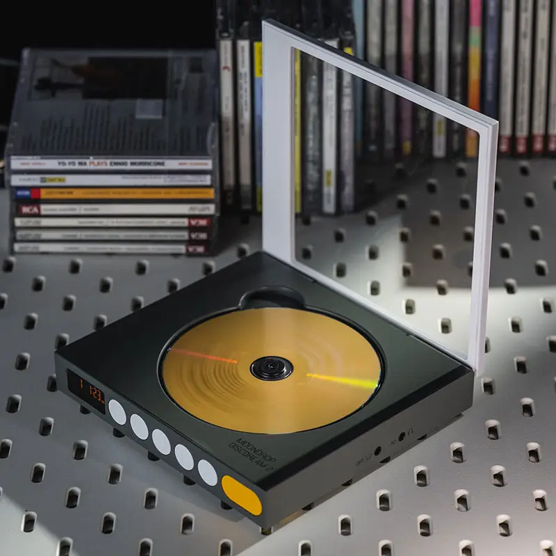 مشغل أقراص مدمجة محمول MOONDROP DISCDREAM 2 مع وظيفة بطاقة صوت سطح المكتب وإخراج رقمي بصري - 3