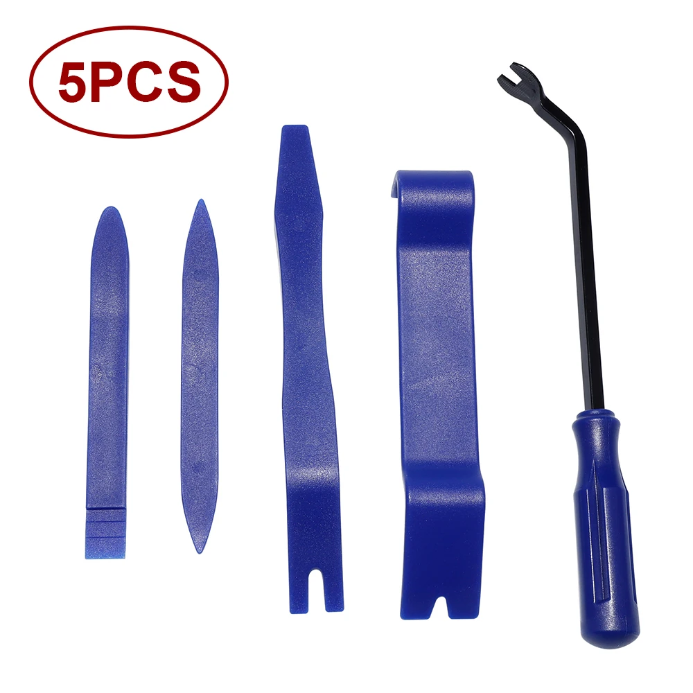 

5Pcs/Set Car Hand Disassembly Tools Kit DVD Stereo Refit Repair Opener Interior Dashboard Removal Plastic Trim Panel Screwdriver