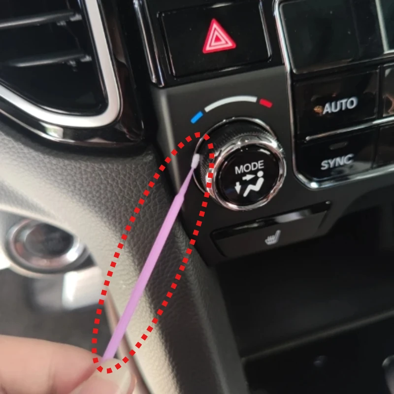 

100 шт./компл., микрокисть для ретуши автомобиля, нано-ватный тампон, чистящая палочка, детализация автомобильных товаров, насадки для микрокистей с краской