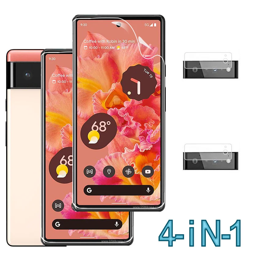 

Pixel 6 Hydrogel Film For Google Pixel 6 Screen Protector Pixel6 Transparent Sensitive Sensing Protective Films Pixel7 Camera Lens Film Pixel 6a 6 a Google Pixel 6 7 Pro Soft Glass