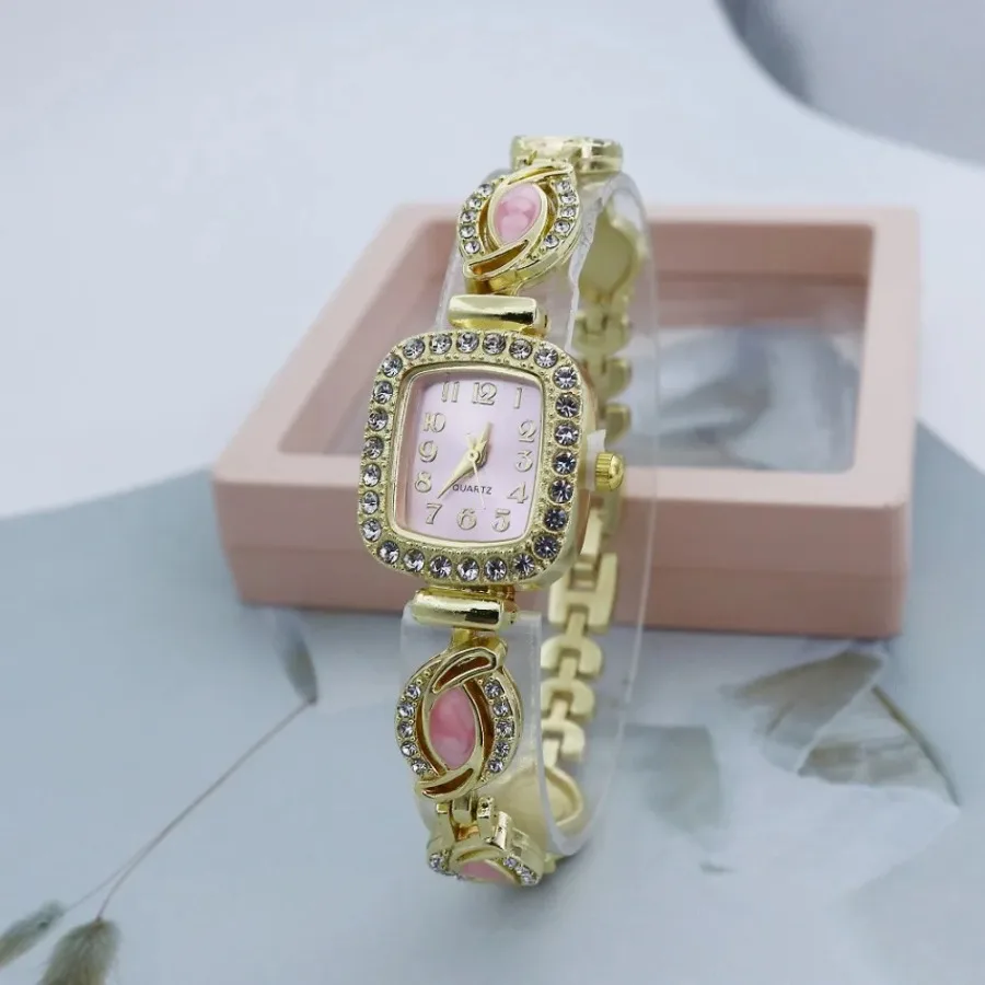 

Модные милые часы-браслет для женщин и девочек, маленькие квадратные часы, подарок, роскошные наручные часы с инкрустацией стразами, дропшиппинг, Reloj Mujer