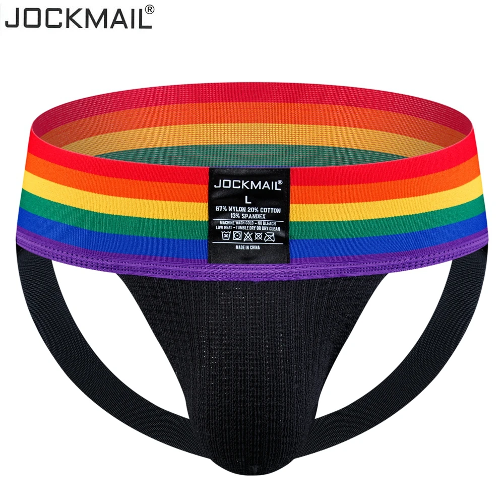 JOCKMAIL Jockstrap Sexy Men Underwear Slip Homme Briefs Bikini Cueca Hombre Mens Underpants Gay Panties Lingerie Calzoncillos