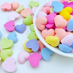 20 Pcs Cute Cartoon Mini Heart-Shaped Flat Back Resin Cabochons Scrapbooking DIY Jewelry Craft Decoration Accessories A67