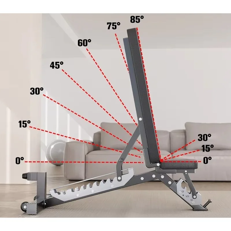 Fitness Dumbbell Bench Adjustable Design For Home Gym Strength Training And Full Body Workout Exercise New Arrival