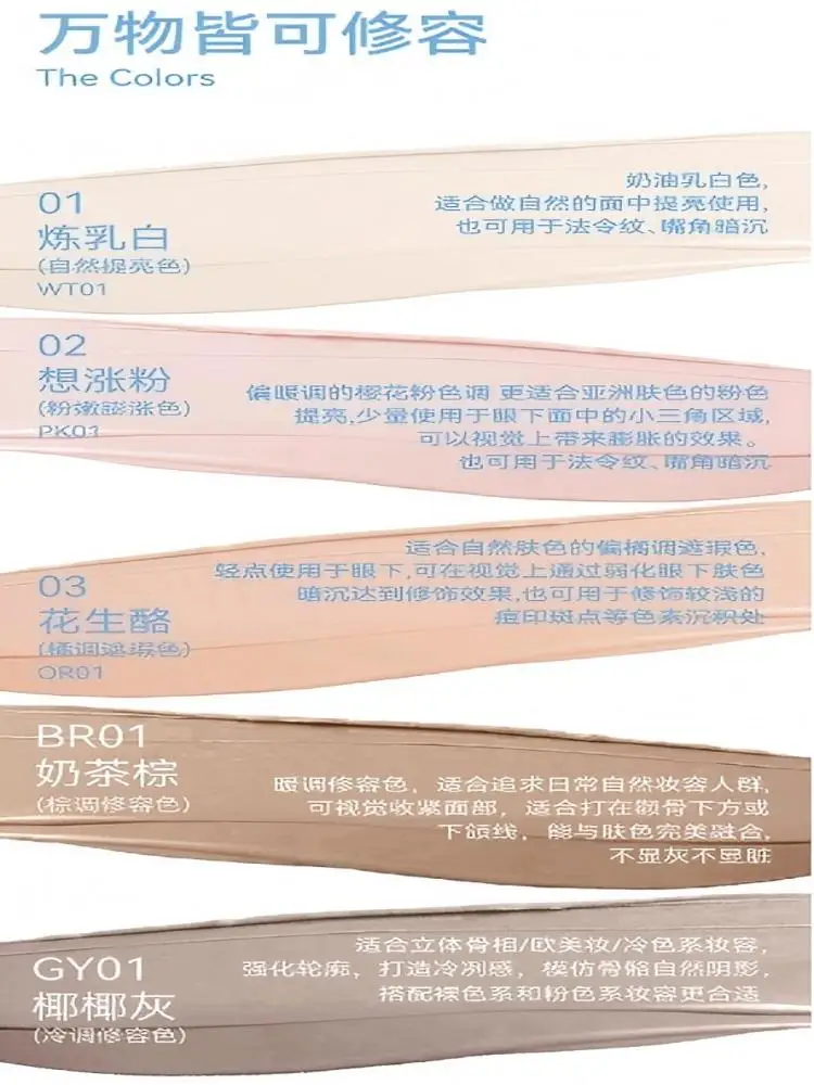 AZTK コンシーラー ブライトニング リキッド ペン シミ、ニキビ跡、目の下のクマ、涙満たした腫れ、高光沢の湿気をカバーします。