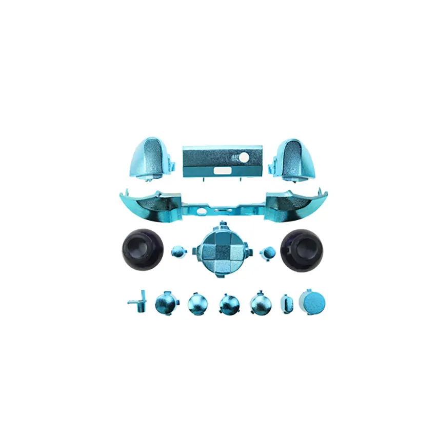Para xbox série x s controlador de botão cromo kit l r lb rb amortecedor botão gatilho mod kit acessórios do jogo + ferramentas