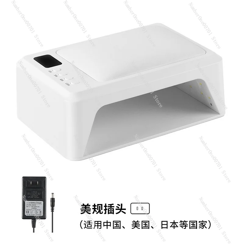 T8 Large Space UV Nail Lamp with Dual Hand Rests, High Power Fast Dry Gel Curing Light for Press On Nail Manicure Use view 5