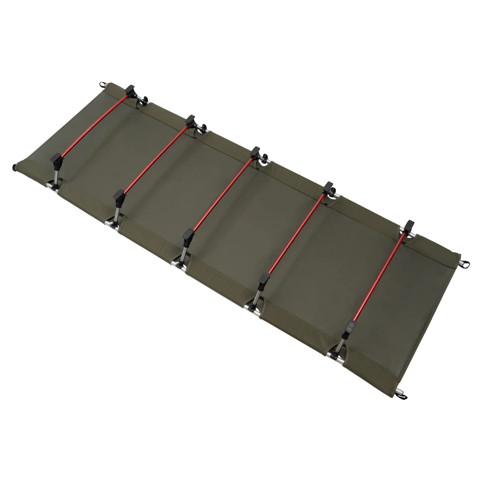 Letto da campeggio portatile pieghevole in lega di alluminio (190 * 65 * 17 cm), carico da 150 kg, per giardino, attività all'aperto, escursionismo, pesca, campeggio