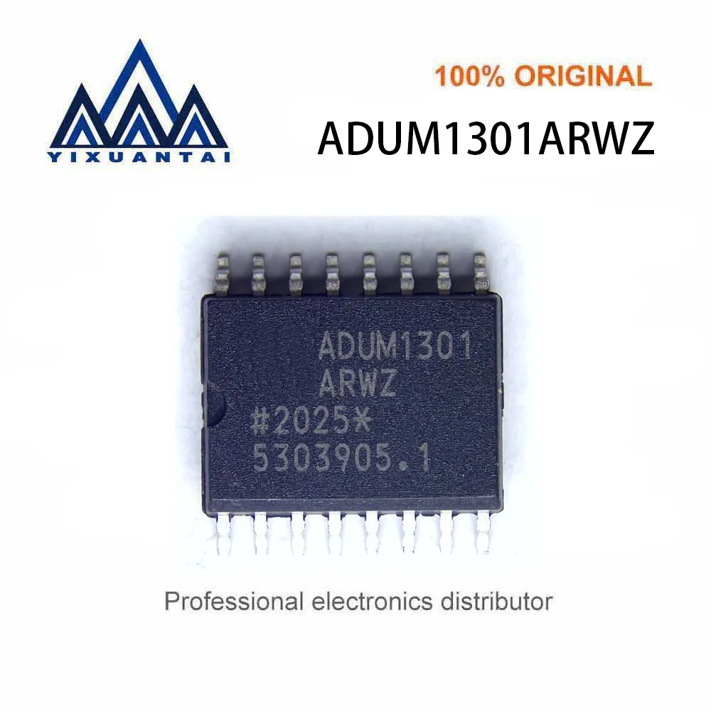 5pcs/Lot   ADUM1301ARWZ  ADUM1301ARWZ-RL  ADUM1301ARW  ADUM1301A 【DGTL ISO 2.5KV GEN PURP 16SOIC】New and Original