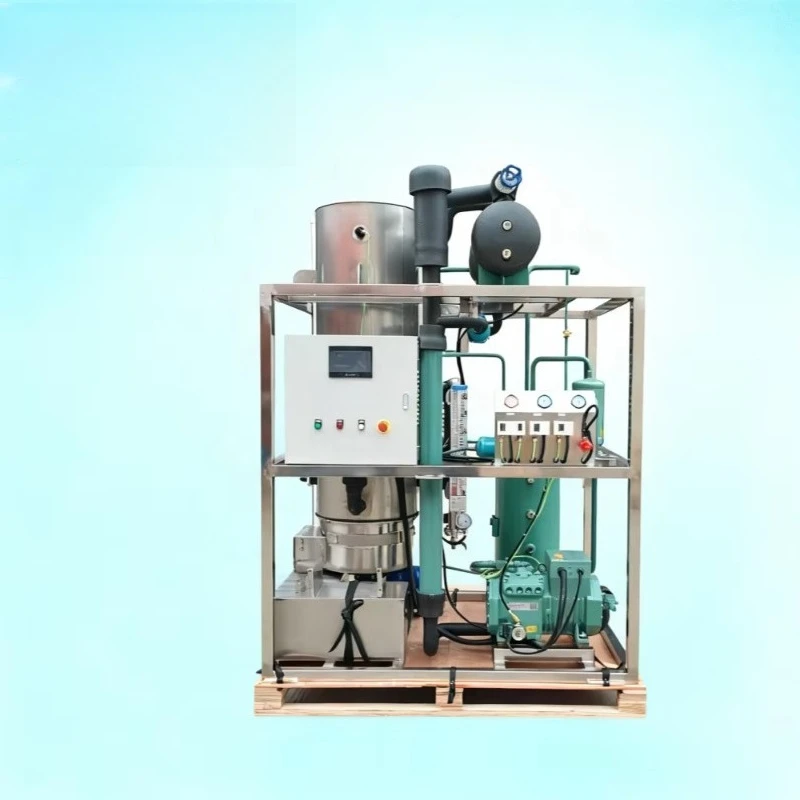 Small Business 1T Single Phase Tube Ice Maker Automatic Energy Saving Gear Motor for Ice Production Plant Custom