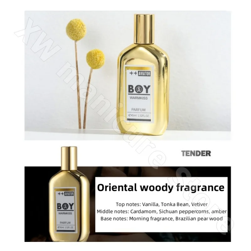 Pilot Boyfriend Diary Perfume for Men and Women Long-lasting Fragrance Fresh Natural Woody Ocean Confident Charm 45ml