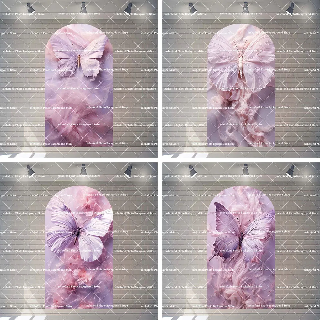 

Мехофонд арка-бабочка фон крышка для девочек на день рождения детский душ свадебный душ фон природный пейзаж двусторонний реквизит