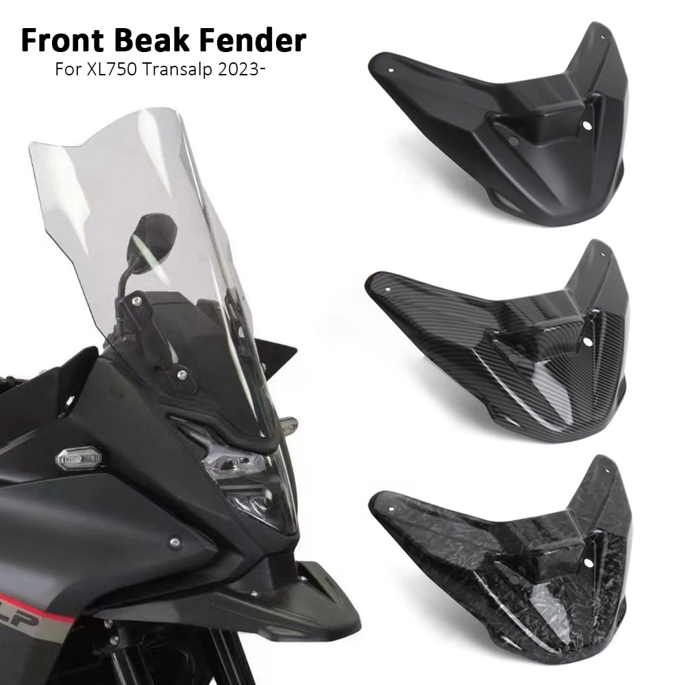 

New For Honda xl750 XL750 Transalp Beak Nose Cone Extension Cover Front Wheel Fender Extender Cowl XL 750 TRANSALP 2023 2024