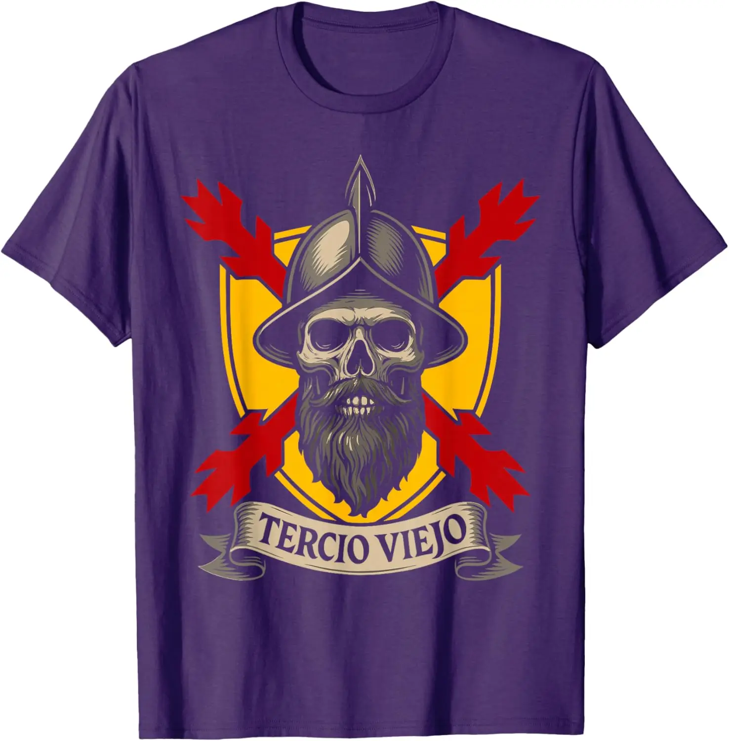 Tercio Viejo Don Blas De Lezo Infantería España Tercios Camiseta T-shirt Short Sleeve Casual 100% Cotton Shift